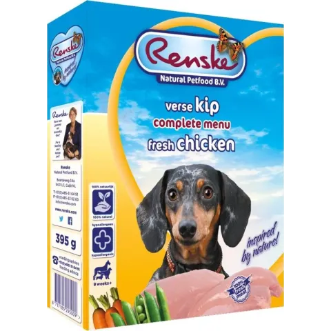 Renske Adult Kip - Hondenvoer - 395 g