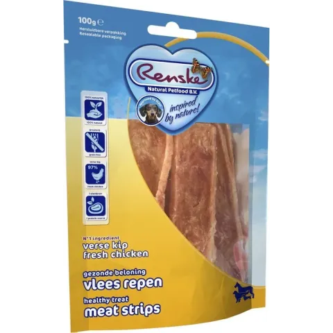 Renske gezonde beloning vlees strip kip