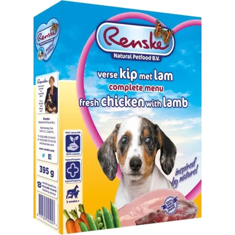 Renske Puppy - Hondenvoer - Kip 395 g
