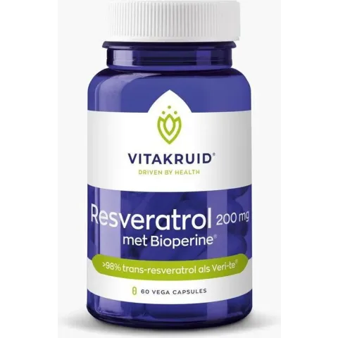 Resveratrol 200 mg met Bioperine® - Vitakruid
