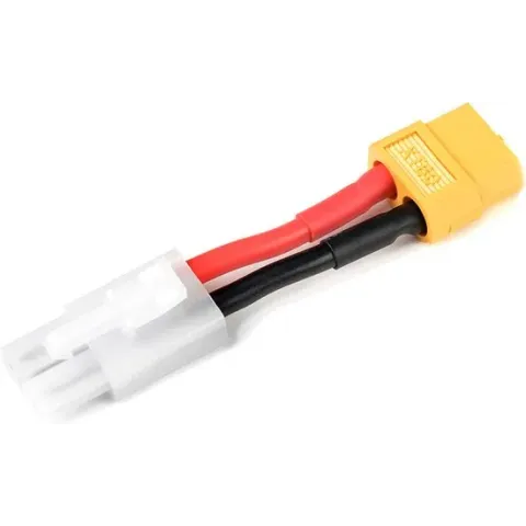 Revtec - Power adapterkabel - Tamiya connector vrouw. <=> XT-60 connector vrouw. - 14AWG Siliconen-kabel - 1 st