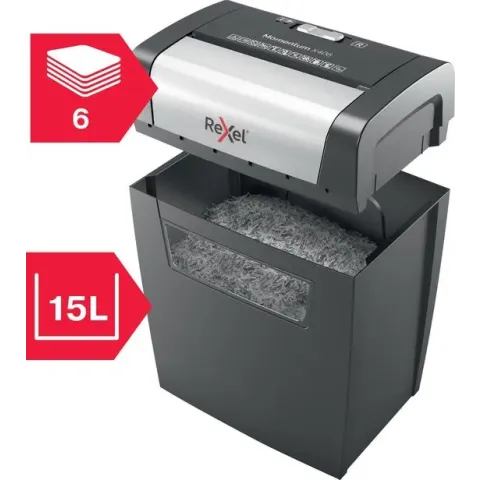 Rexel Papierversnipperaar P4 Crosscut - Momentum X406
