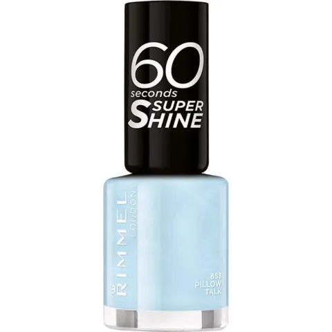 Rimmel London 60 seconds Supershine Nagellak - 853 Pillow Talk - Blauw