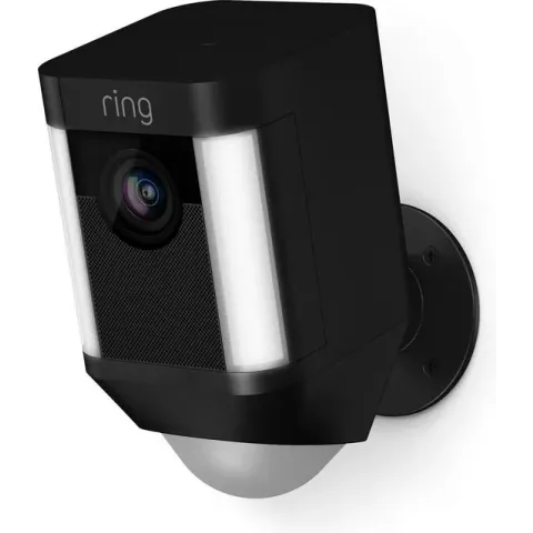 Ring Spotlight Cam Batterij - Beveiligingscamera - Zwart