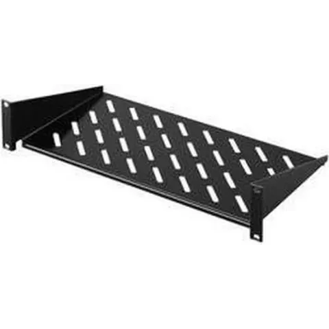 Rittal 5501.625 19 inch Patchkast-apparaatbodem 2 HE Vast inbouw Geschikt voor kastdiepte: vanaf 450 mm Zwart