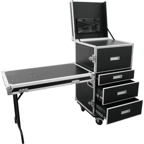 Roadinger flightcase met lades op wielen WDS-1