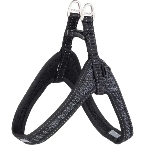 Rogz Fast Fit Tuig Zwart - Hondenharnas - 47 cm