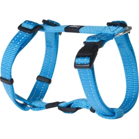 Rogz For Dogs Snake Hondentuig - 16 mm x 32-52 cm - Turquoise