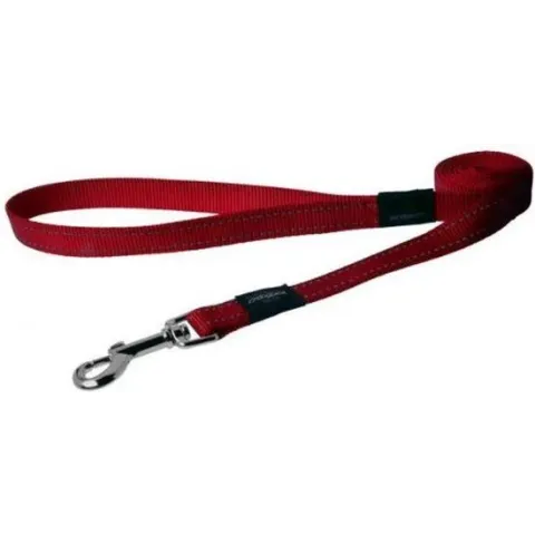 Rogz Utility Lijn Rood - Hondenriem - 140x1.6 cm