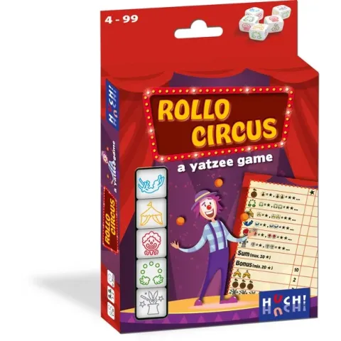 Rollo: A Yatzee Game - Circus - Dobbelspel (NL/FR)