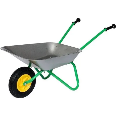 Rolly Toys kruiwagen metaal groen grijs