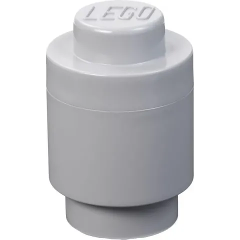 Ronde LEGO-Opbergdoos, 1 liter, Grijs - Polypropyleen - LEGO
