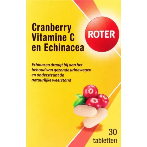 ROTER Cranberry, Vitamine C en Echinacea
