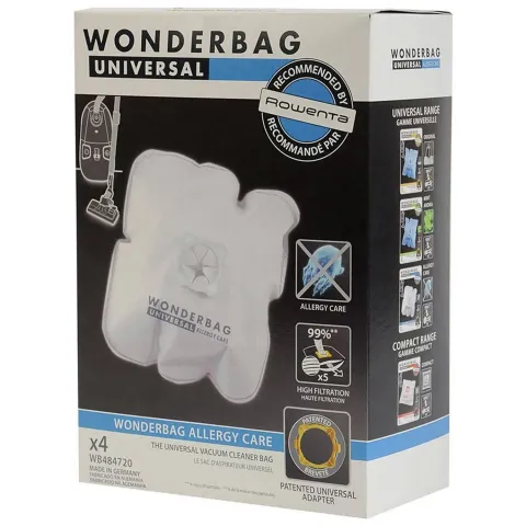 Rowenta Stofzuigerzakken Wonderbag Allergy 4 Stuks