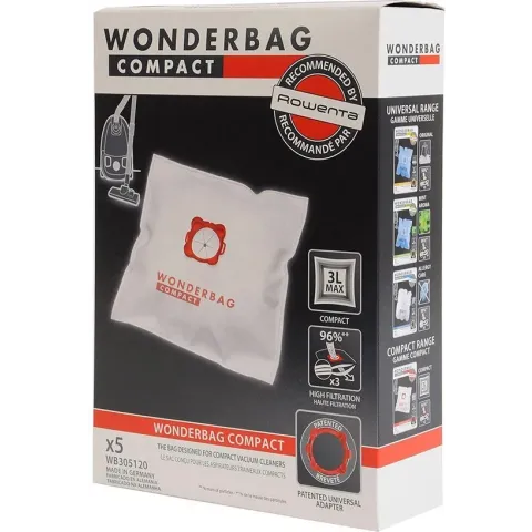Rowenta Wonderbag Compact WB305120 - Stofzuigerzakken
