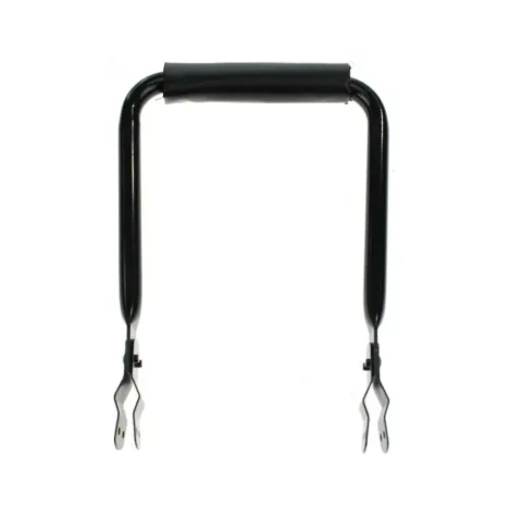 Rugsteuntje Rugleuning zwart met rugkussentje voor Smalle Bagagedragers (12, 13, 14 cm)