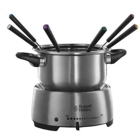 Russel Hobbs Fiesta Fondue Maker - Elektrische Fonduepan - 6 Fonduevorkjes