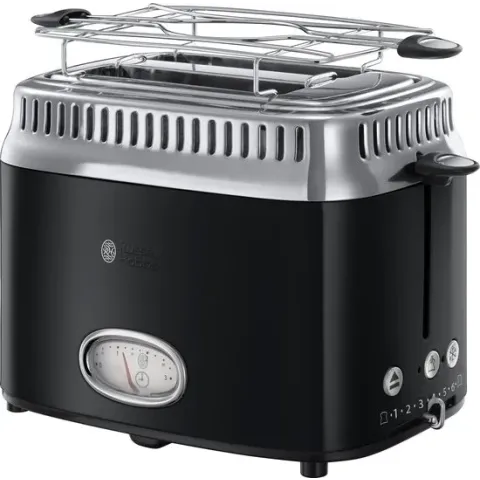 Russell Hobbs 21681-56 Retro Vintage - Broodrooster - Classic Noir