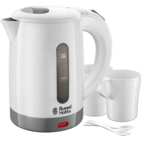 Russell Hobbs 23840-70 Travel - Reiswaterkoker -  Geschikt Op De Camping - Wit