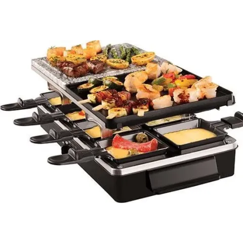 Russell Hobbs Multi Raclette 3-in-1 8 personen 1400 W Zwart