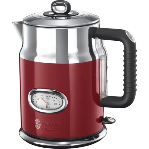 Russell Hobbs Retro - Grote Waterkoker - Ribbon Red