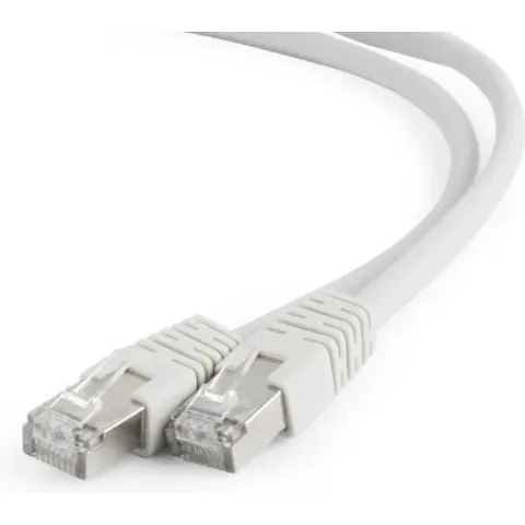 S/FTP Cat6A patchkabel LSZH, grijs 0.25 meter