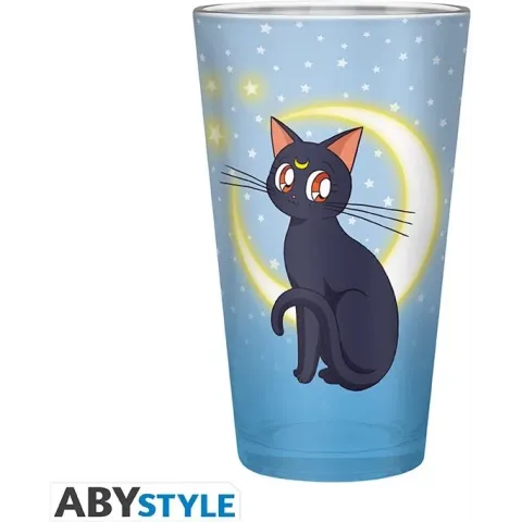 Sailor Moon - Luna & Artemis Large Glass
