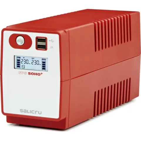 Salicru SPS 650 SOHO+ UPS Line-Interactive 650 VA 360 W 2 AC-uitgang(en)