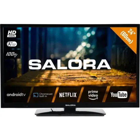 Salora 4404 series 24XHA4404 tv 61 cm (24") HD Smart TV Wi-Fi Zwart