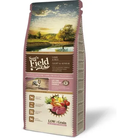 Sam's Field Light & Senior - Lam & Rijst - Hondenvoer - 13 kg