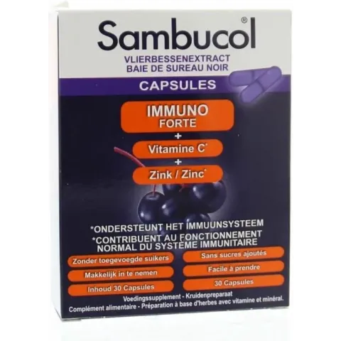 Sambucol Immuno Forte - 30 capsules