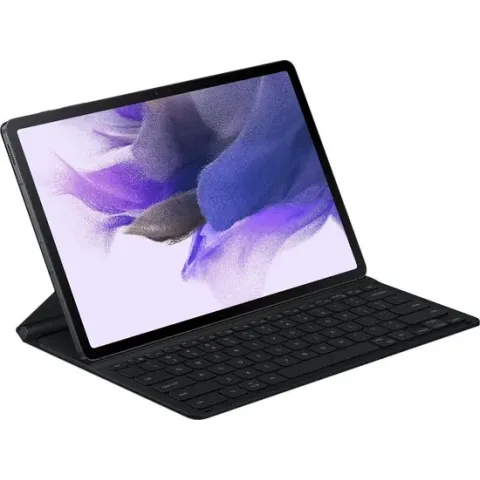 Samsung Bookcover Hoesje Keyboard - Tab S7+ / Tab S7+ FE - Zwart