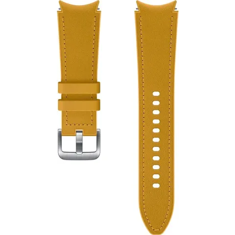 Samsung Hybrid Leather Band - Galaxy Watch4 - 20mm M/L - Mustard