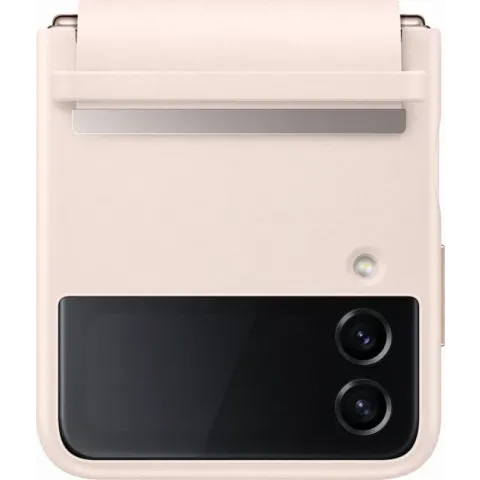 Samsung Leren Cover - Samsung Galaxy Z Flip4 - Peach