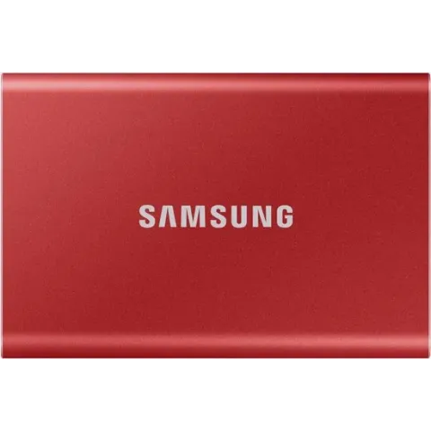 Samsung Portable SSD T7 - 500GB - Rood