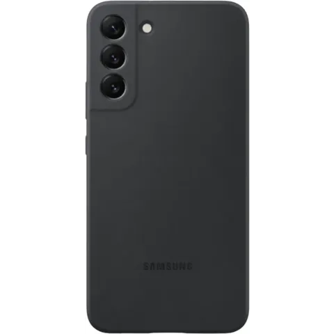 Samsung Siliconen Hoesje - Samsung Galaxy S22 - Zwart