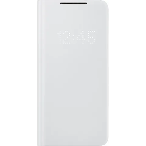 Samsung Smart LED View Antibacteriële Hoesje - Samsung S21 Plus - Light Gray