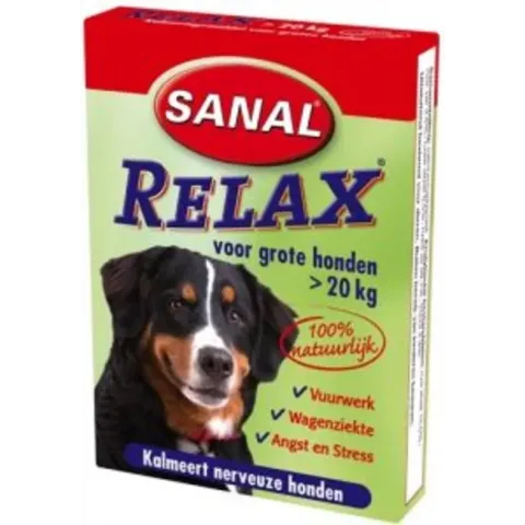 Sanal Dog Relax Kalmeringstablet Large > 20 kg 15 Tabletten