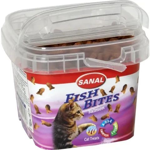 Sanal fish bites cup - 75g