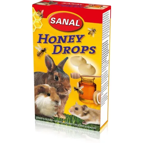 Sanal honey drops knaagdier 45gr