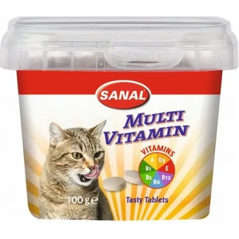 Sanal Multi Vitamin Cat Treats - Kattensnack - 100 g