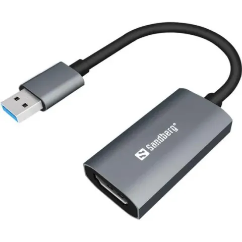 Sandberg 134-19 USB grafische adapter Grijs