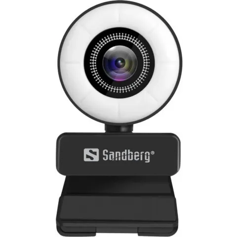 Sandberg 134-21 webcam 2 MP 1920 x 1080 Pixels USB 2.0 Zwart