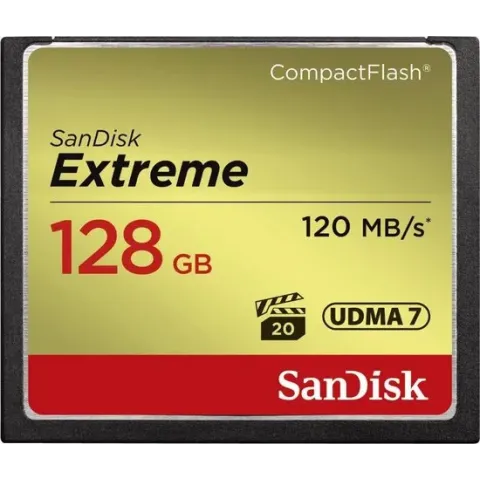 Sandisk CompactFlash Extreme 128GB (120/85)