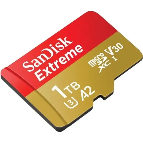 SanDisk Extreme MicroSDXC 1TB - 190/130 mb/s - A2 - V30 - SDA - Rescue Pro DL 1Y - Inclusief SD Adapter