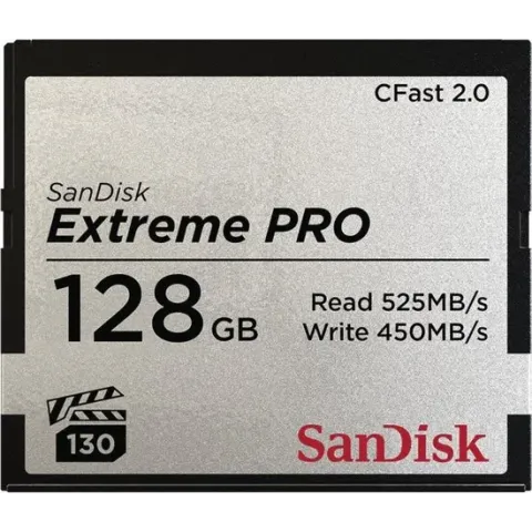 SanDisk Extreme Pro CFAST 2.0 128GB 525MB/s VPG130