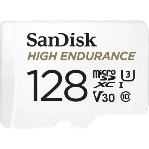 Sandisk High Endurance flashgeheugen 128 GB MicroSDXC Klasse 10 UHS-I