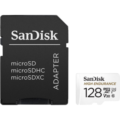 Sandisk Micro SDXC High Endurance 128GB 100MB/s + Adapter