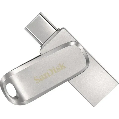 Sandisk Ultra Dual Drive Luxe USB flash drive 512 GB USB Type-A / USB Type-C 3.2 Gen 1 (3.1 Gen 1) Roestvrijstaal