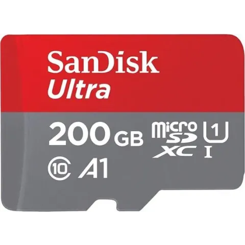 SanDisk Ultra flashgeheugen 200 GB MicroSDXC Klasse 10